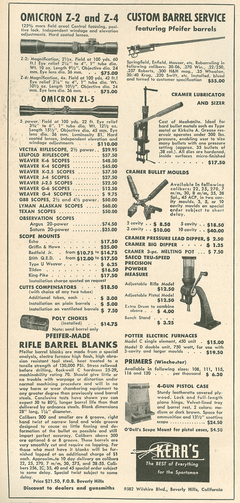 SAECO TruSpeed Measure Ad Feb 1948